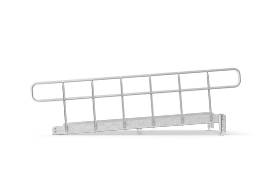 Geländer Standard für Rollstuhlrampe