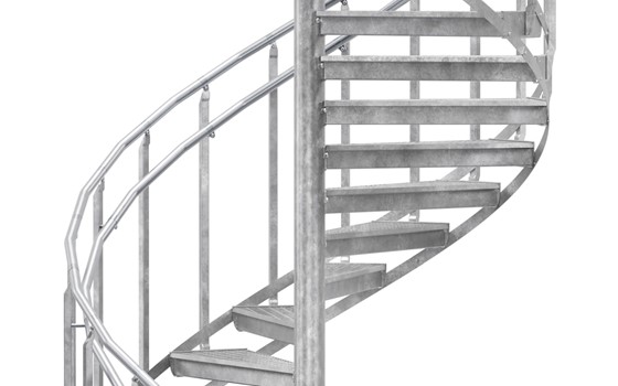 Spindeltreppe Geländer Standard